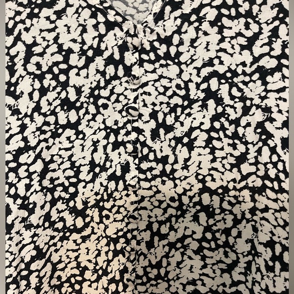 Zara Black & White Mini Dress - Picture 6 of 7